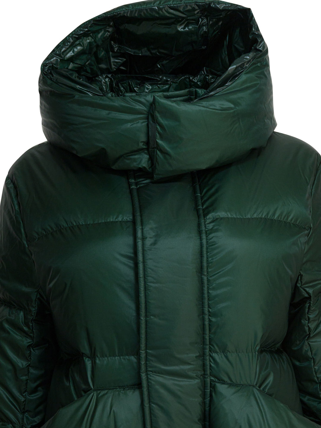 Sacai Quilted Nylon Down Jacket Jackets and Coats - Green | f11cc7db5af7141cd18932ca313fdba403c42fcc