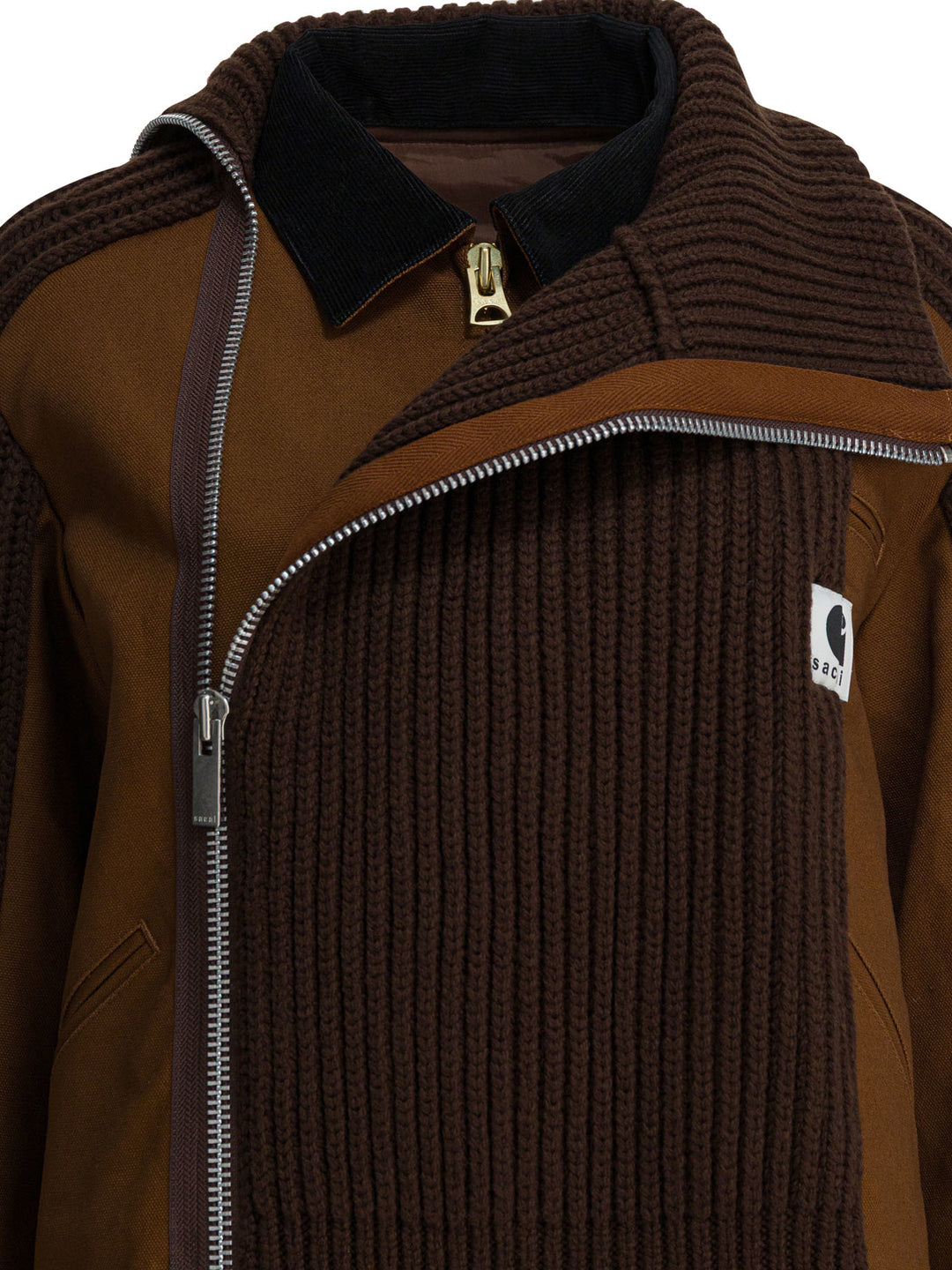 Sacai Jackets & Coats Jackets and Coats - Brown | 76d5c367dc0f76c4a7e08d6d854a04df057a969d