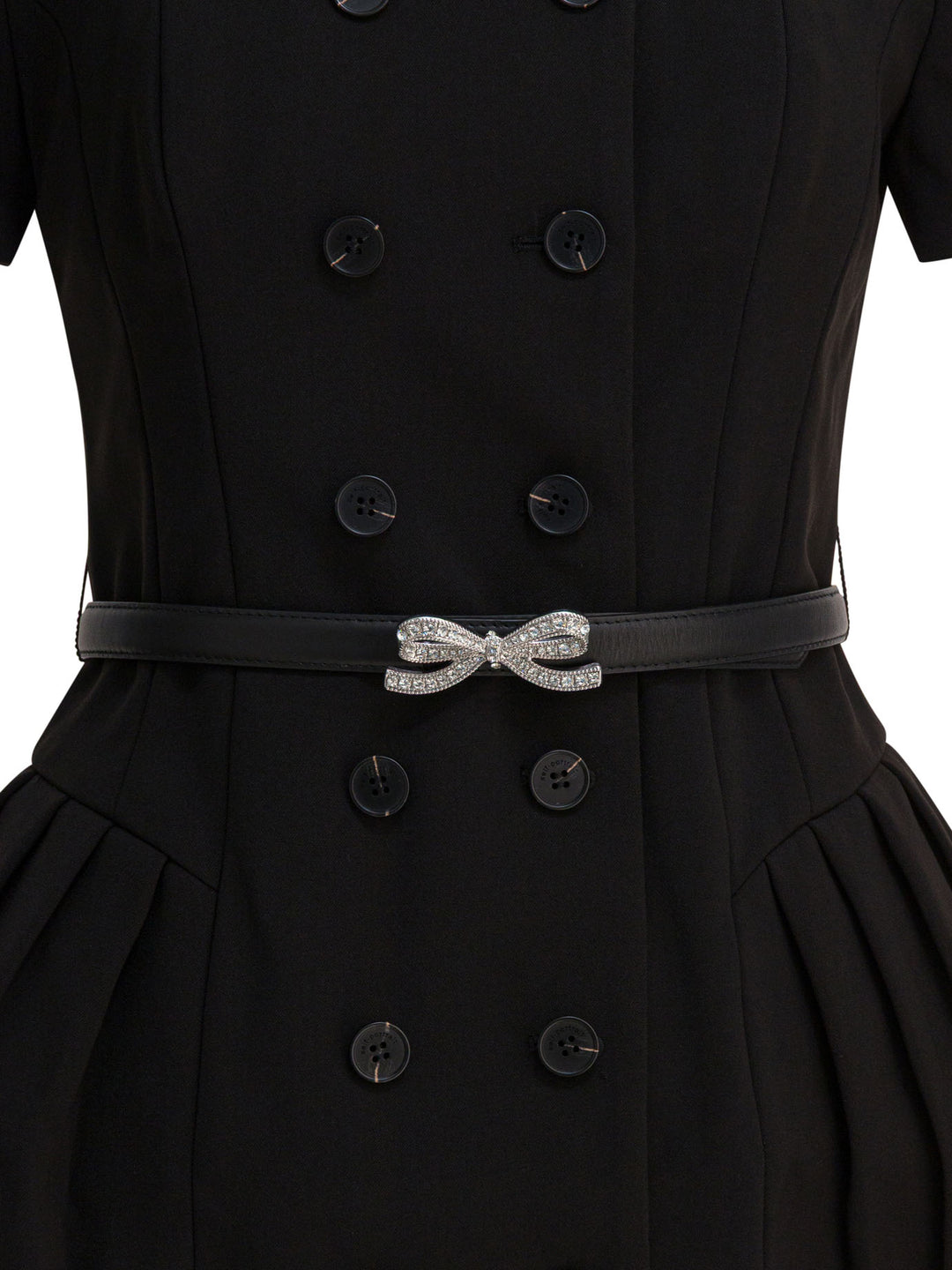 Self-Portrait Short Flared Dress Dresses - Black | 7d9bb144a3ab2548263acb98886cc3adb0c4f392