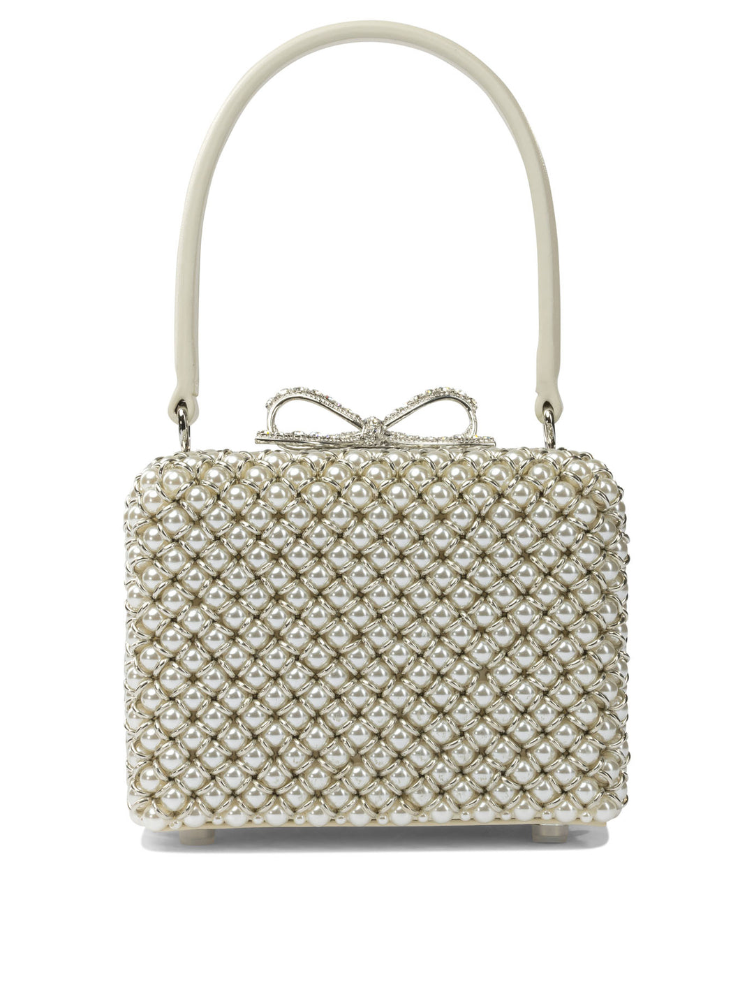 Self-Portrait Handbag With Pearls Handbags - Beige | 0c5e1fc903654df36bb05d7f6b329d31106483be
