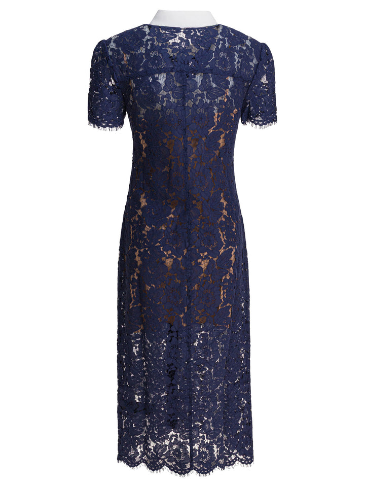 Self-Portrait Lace Shirt Dress Dresses - Blue | f51b44923e2464bfddd732f175b49a7a4e1beeb2