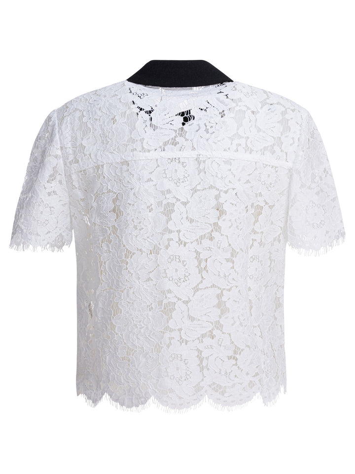 Self-Portrait Lace Shirt Shirts - White | 54b02dce15548946afa4bfdc841b4684472e8c47