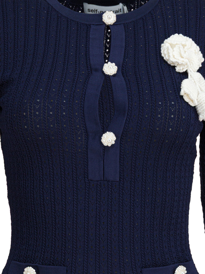 Self-Portrait  Dresses - Blue | bfda9fc9849add9fd6bc6666117c6f68e8787609