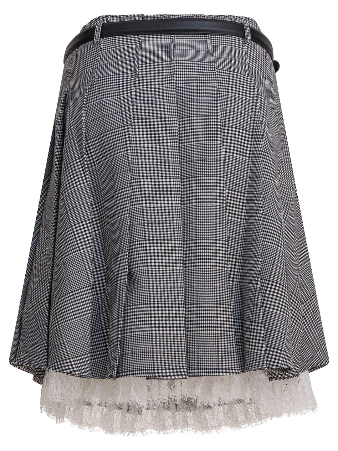 Self-Portrait Pleated Miniskirt Skirts - Grey | 3b49c2decb7865a58fc0eaa8b1122478ee59a608