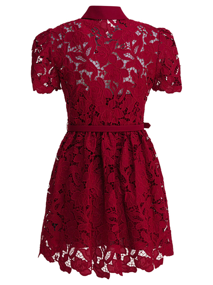 Self-Portrait  Dresses - Bordeaux | 1ddbf2e578c646c58c72ff9c2ebe722a3a4fcda8