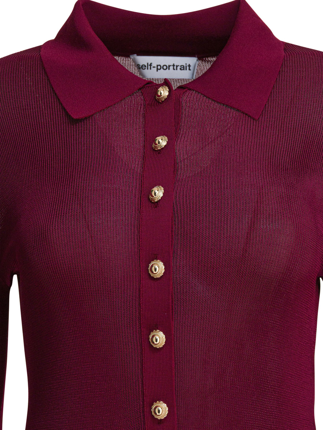 Self-Portrait  Tops - Bordeaux | 39f45112e2c96ec5c8567cf8b493affc08657bdc