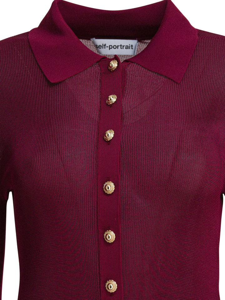 Self-Portrait  Tops - Bordeaux | 39f45112e2c96ec5c8567cf8b493affc08657bdc