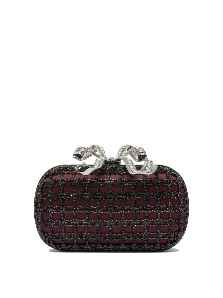 Self-Portrait  Clutches - Bordeaux | fca45eafd9258ac2597d2612b9d8ae355ca38c3f