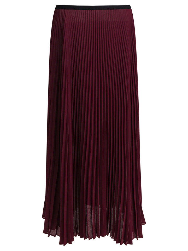 Semper Pleated Skirt Skirts - Bordeaux | 5090696798a5c951e251d179e6b7f0a8733fd86f