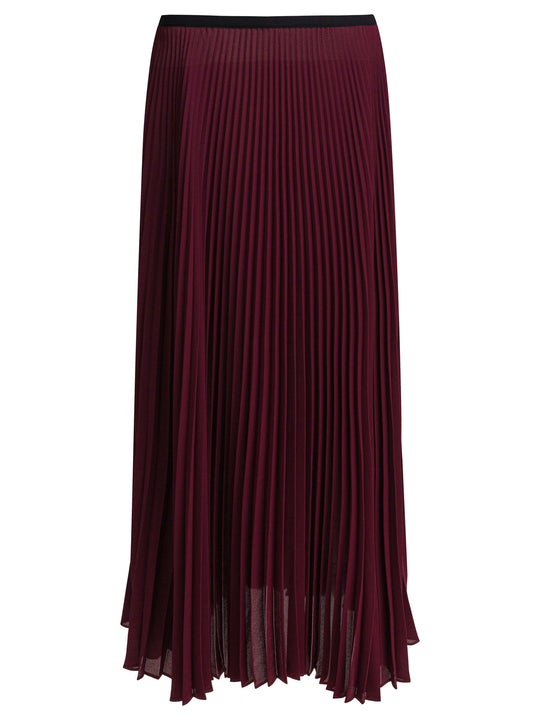 Pleated Skirt Skirts Bordeaux