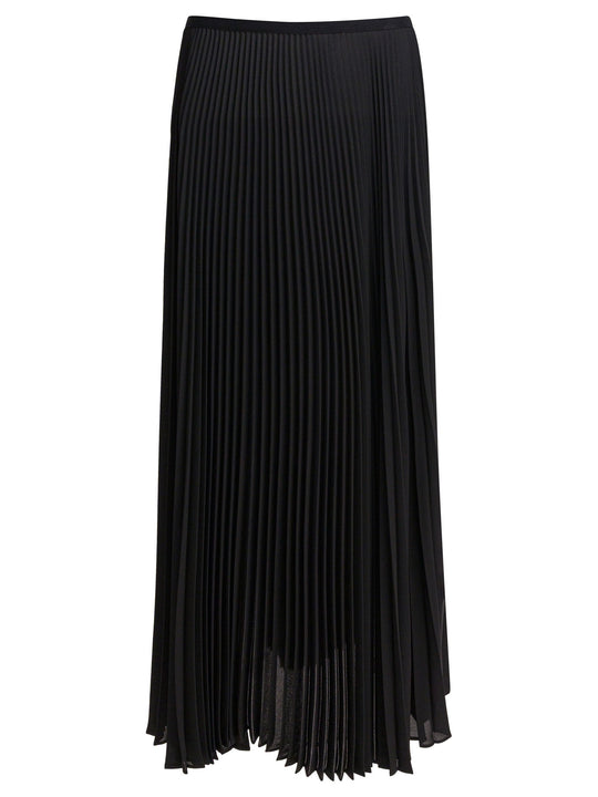 Pleated Skirt Skirts Black