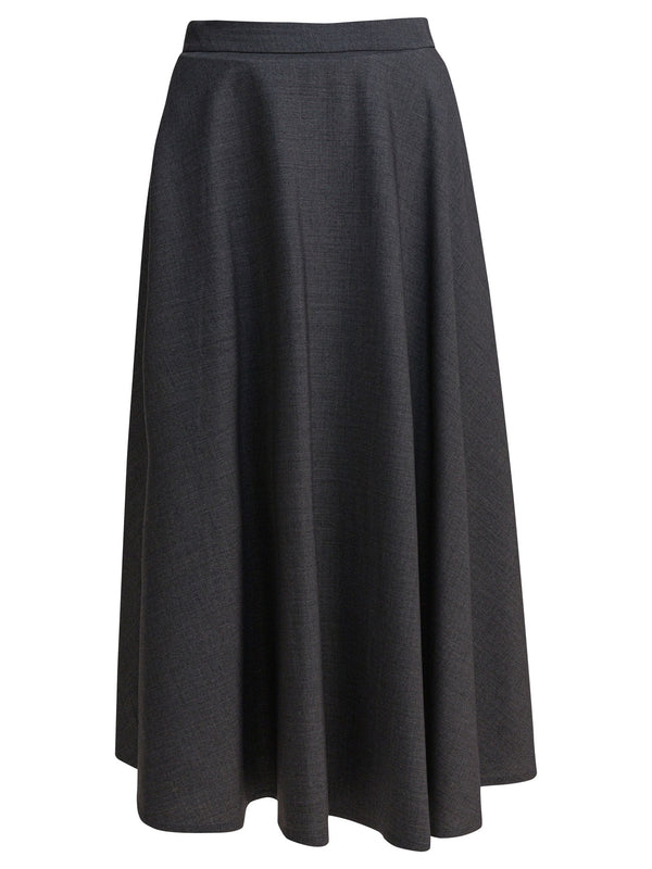 Flared Skirt Skirts Grey