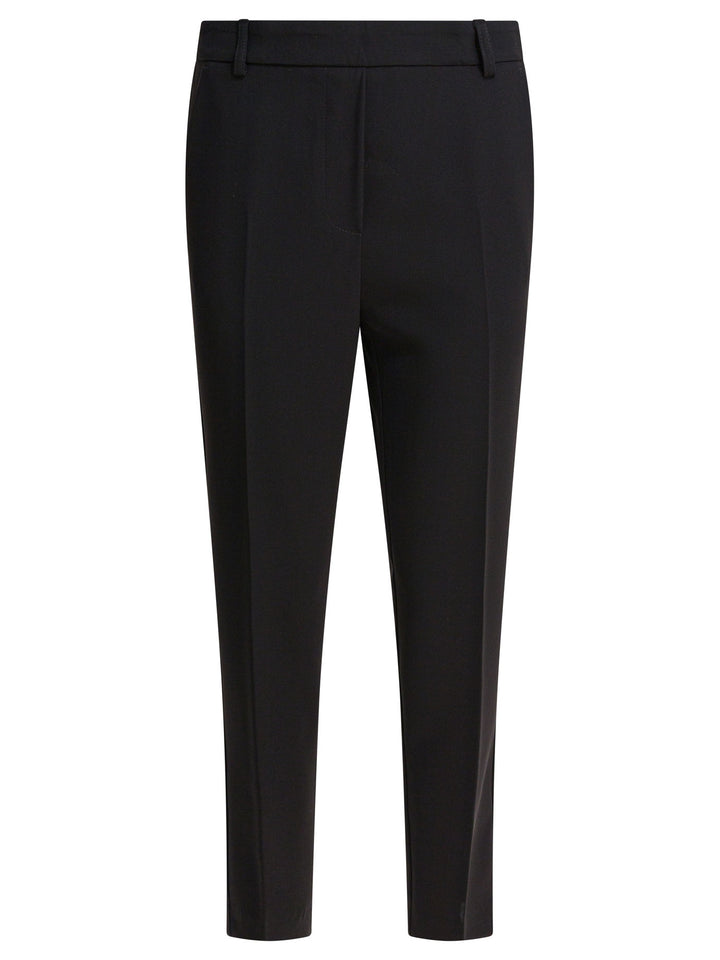 Semper Pants With Elasticized Waist Trousers - Black | 4d780e64dd3f0530872b677543e16420789689e2