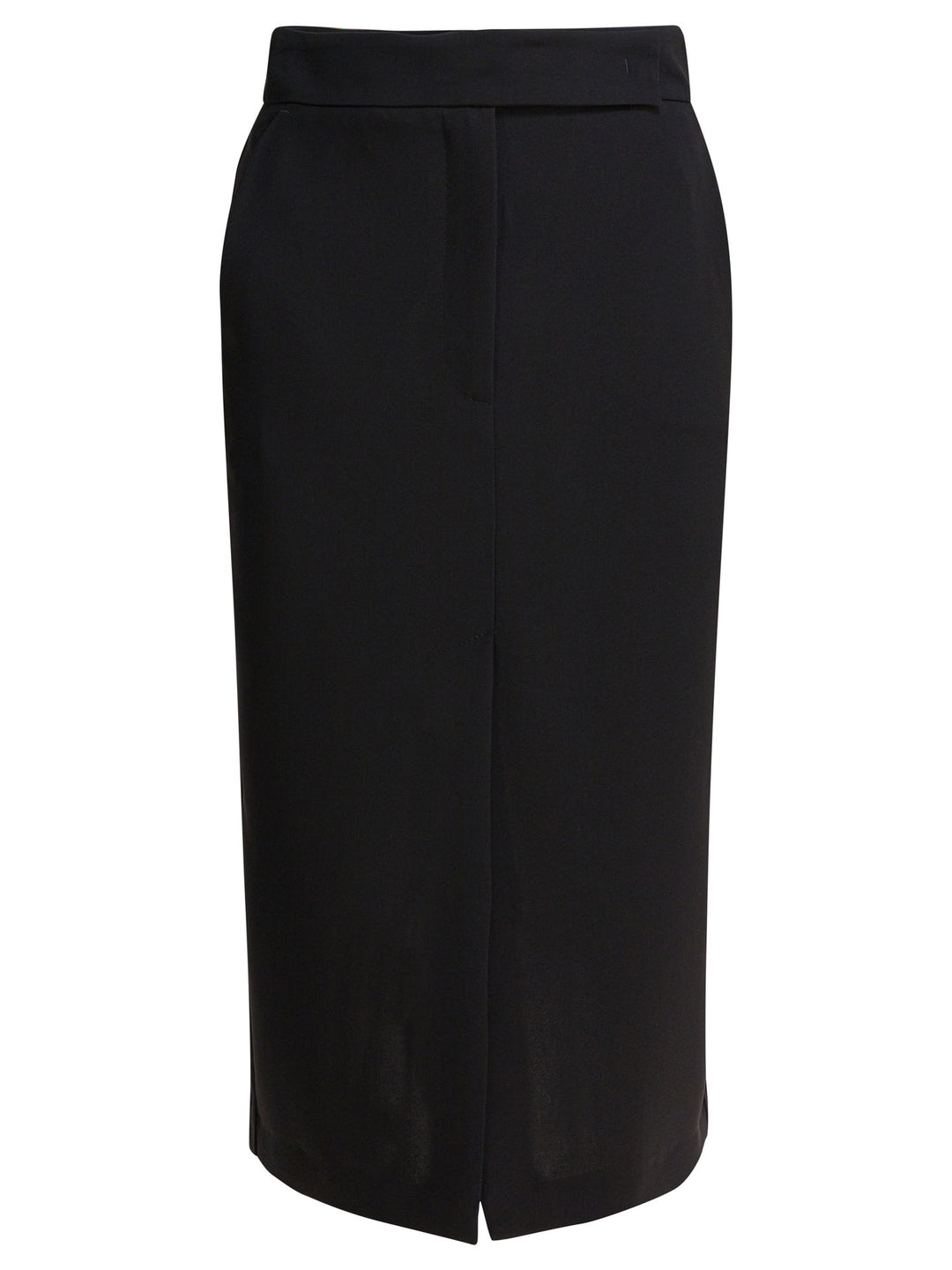 Semper Midi Skirt With Double Slit Skirts - Black | 6dcd6db65893c79fda221a331da7e1e616a4fb0c