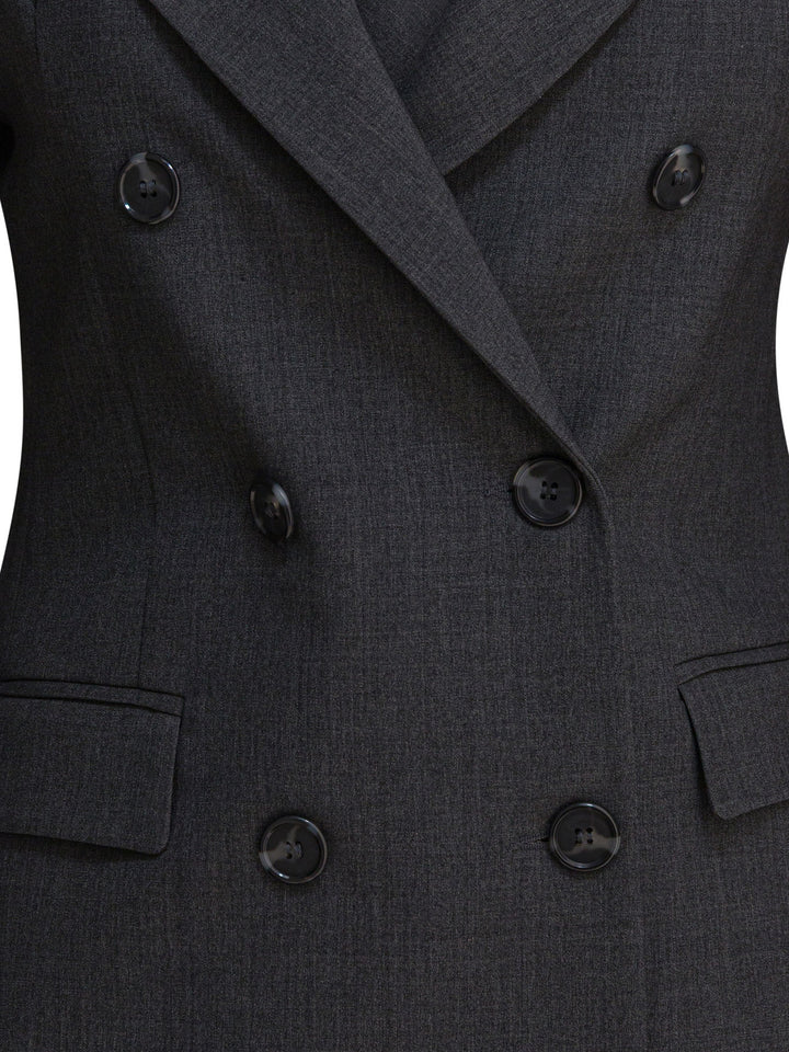 Semper Balzer Double-Breasted Jackets and Coats - Grey | 3db672e5bb67d1ed917d9570cc8c130fa0223cb7