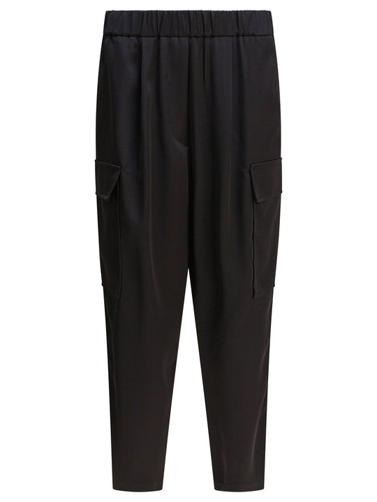 Cargo Pants Trousers Black