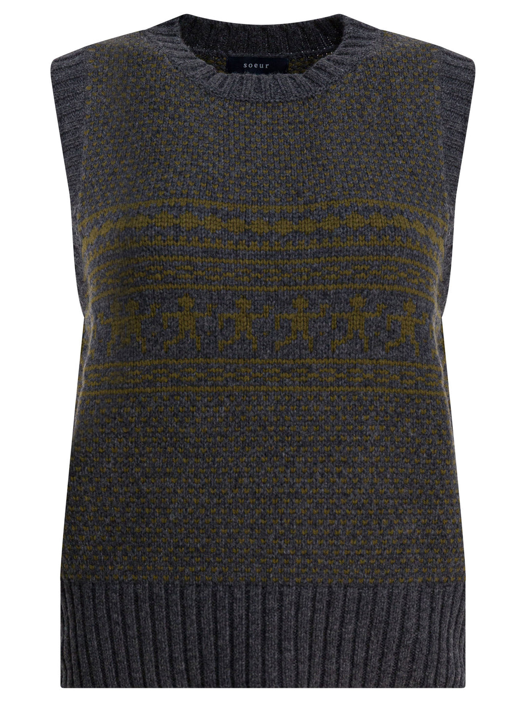 Soeur Namaste Knitwear - Grey | c53630e7a5e75967d3b17981a8e9a592a4629cb9
