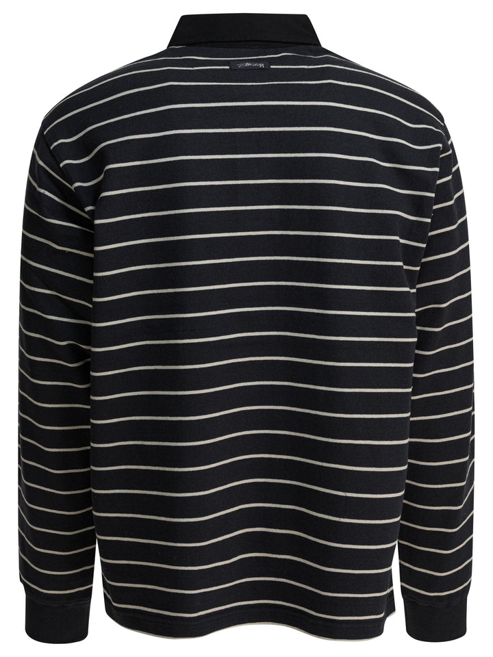 StüSsy  Polo shirts - Black | d21ea248ea967b65200852da45ef879b63aeb42b