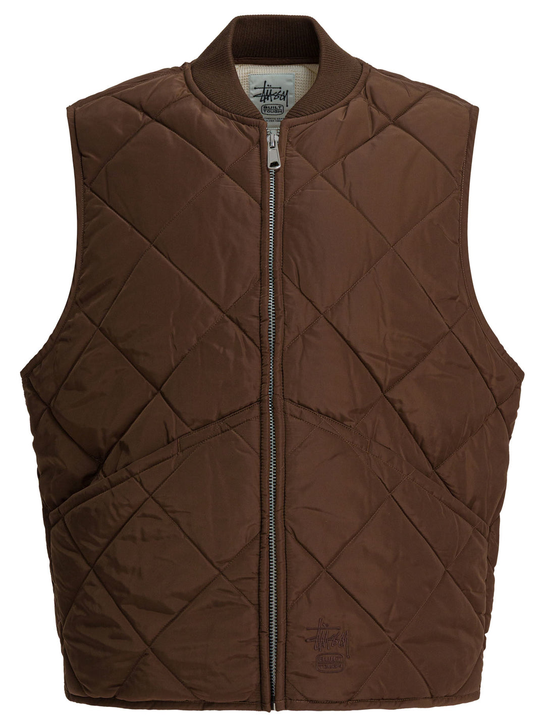 StüSsy Insulated Vest Jackets and Coats - Brown | d5fb9ed22a42847419c80101c5082fc76139a7d0