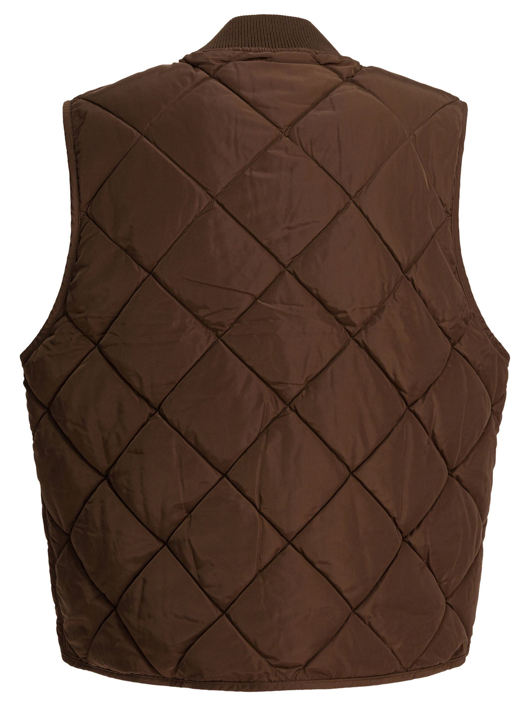 StüSsy Insulated Vest Jackets and Coats - Brown | 79394d7460a9a3c66b86efa21939b4826883457d