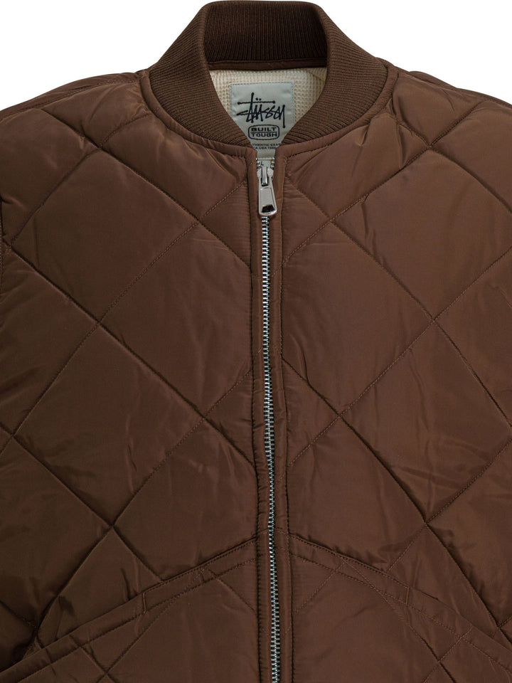 StüSsy Insulated Vest Jackets and Coats - Brown | 2ecffc1183743fc8b5af7ebba5e79308179c890d