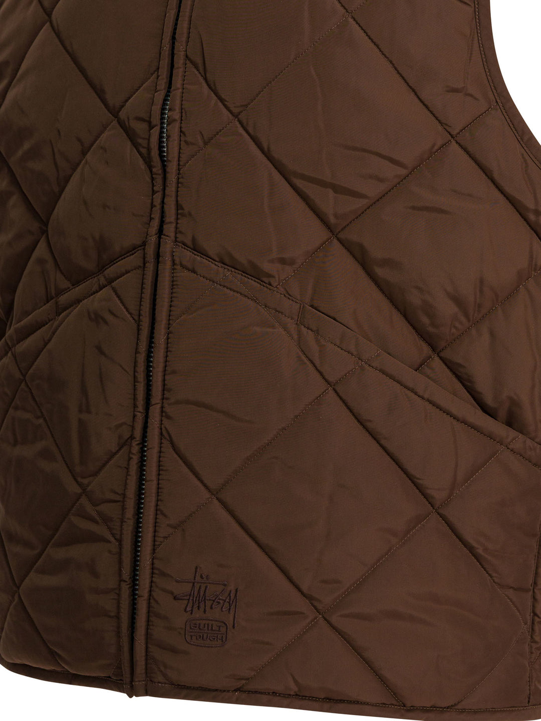 StüSsy Insulated Vest Jackets and Coats - Brown | f2128377c16d461992ffda39ba5dddf1710a53a2