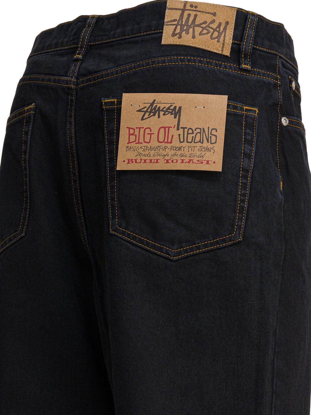 StüSsy Big Ol Jeans - Black | 067235b557c89d5e63961e3fc1512098c4b593b8