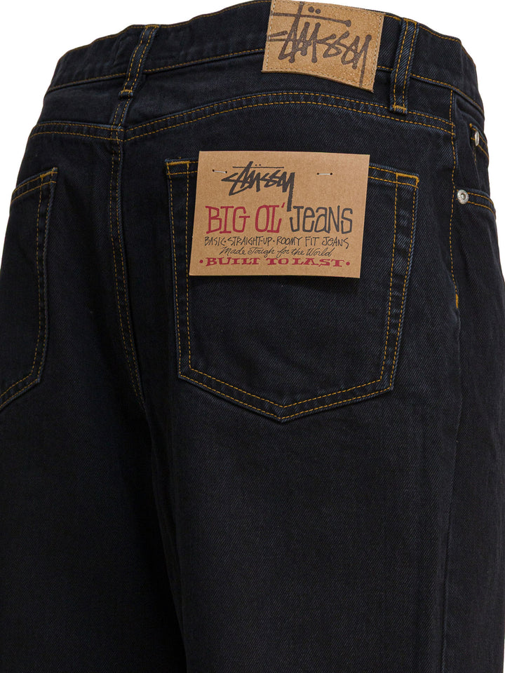 StüSsy Big Ol Jeans - Black | 067235b557c89d5e63961e3fc1512098c4b593b8