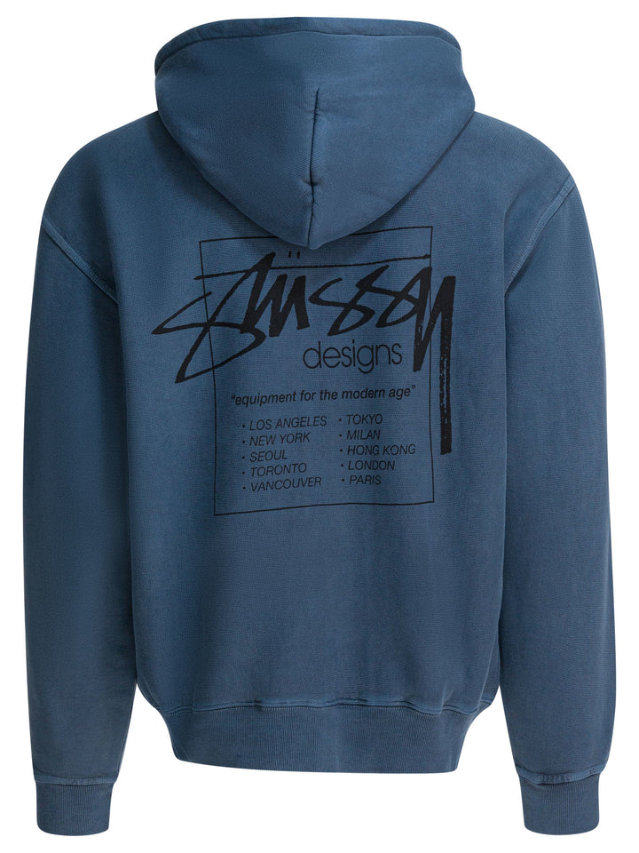 StüSsy  Sweatshirts - Blue | f2e689c4d688236e50ba469eec6a78c6116383f7