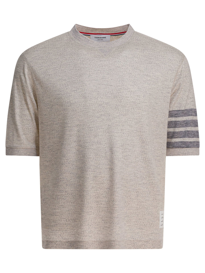 Thom Browne 4bar T-shirts - Grey | 0a68eaff7824409b6bc709299d9ca59b887158cf