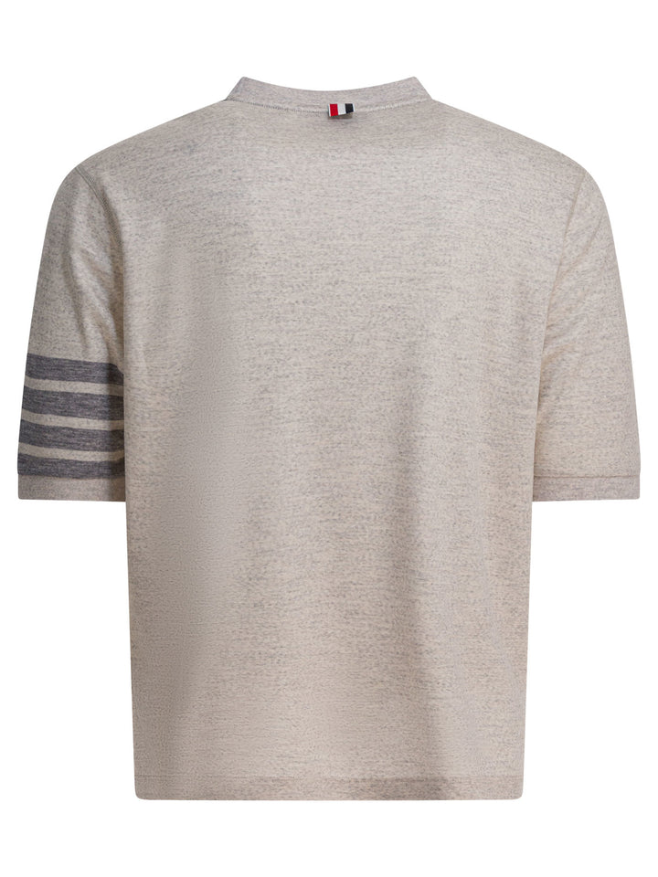 Thom Browne 4bar T-shirts - Grey | 9c7bfacf6c441c465f487d42cf0aecb19f652dad