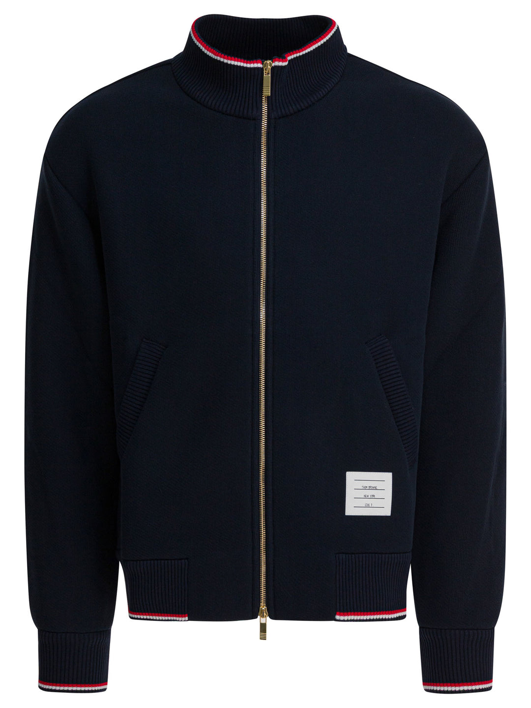 Thom Browne Zipper Sweatshirt Sweatshirts - Blue | 8b3c8ed465dd8f8a3d3b71450a36f71c766c488c