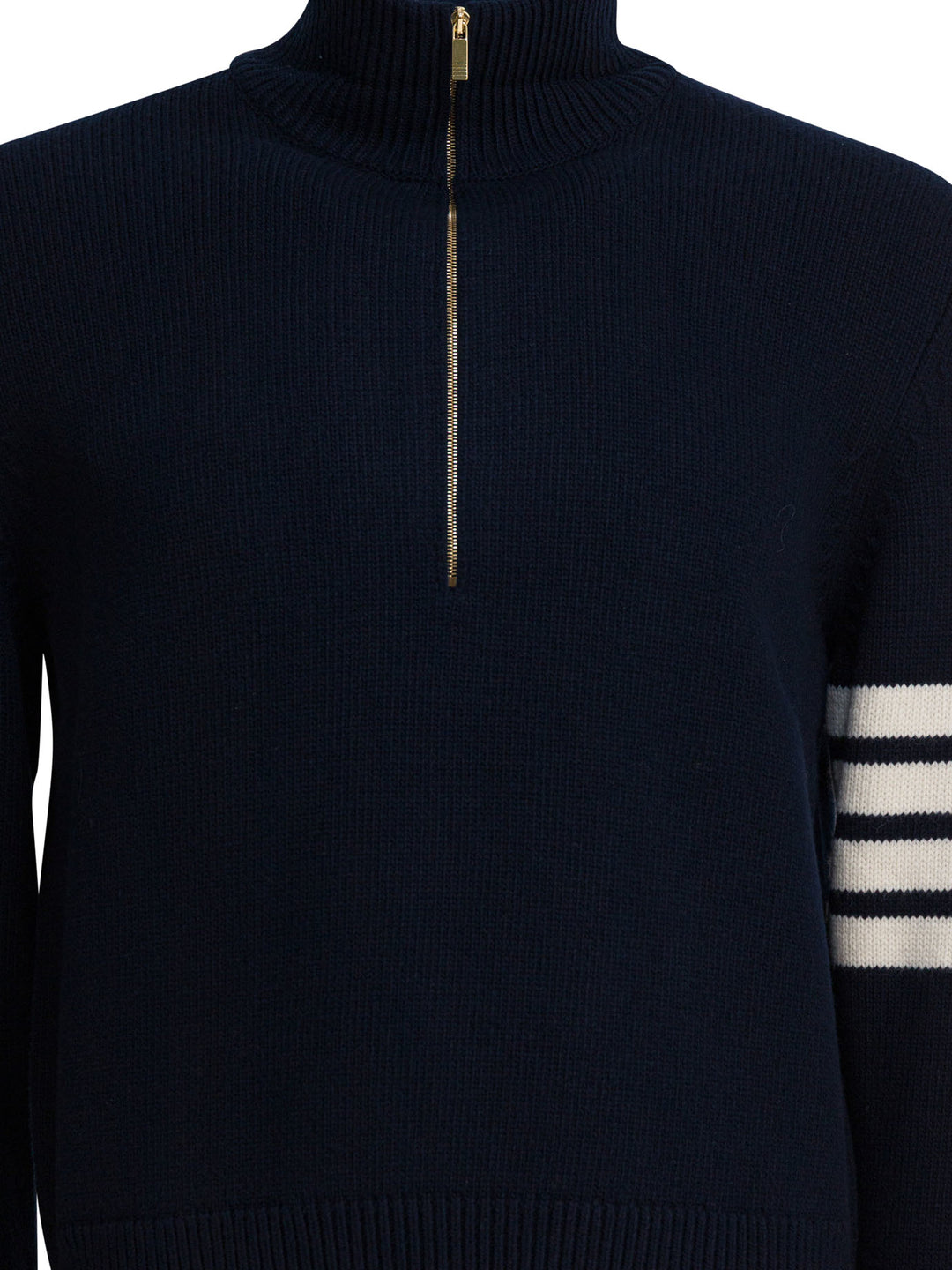 Thom Browne 4bar Knitwear - Blue | 69f1b8435516b8ccec2db7d05de0d1bb9be5f046