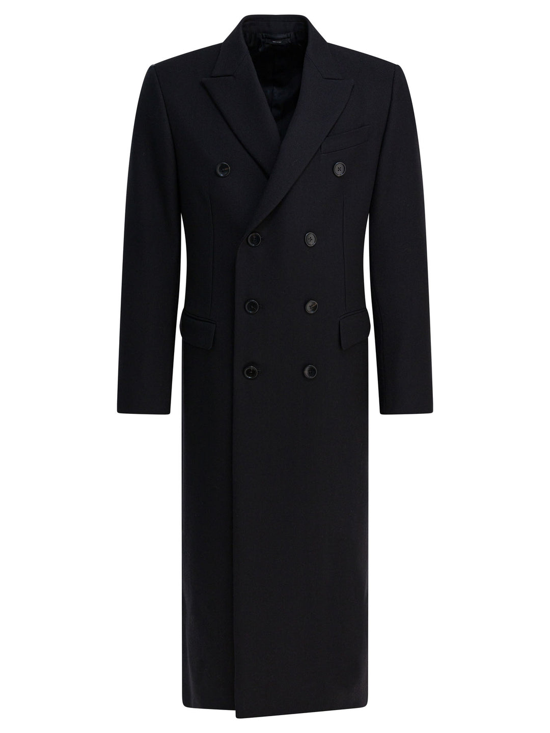 Tom Ford Double-Breasted Wool Jacket Jackets and Coats - Black | bcb877aac6bbd1b54a54cb205dc50bc744a97af2