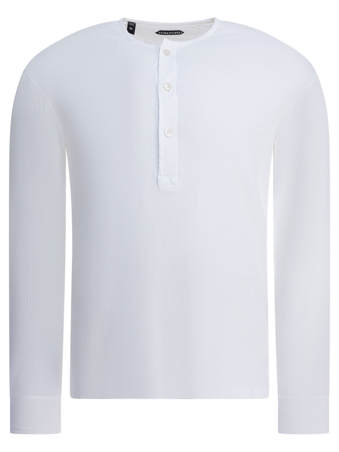 Tom Ford Henley T-shirts - White | 0108ca516b70af40d413c4043b41f61eebbf482a