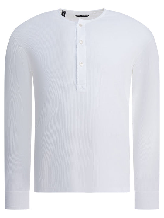 Henley T-Shirts White