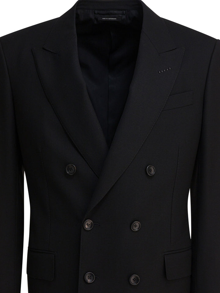 Tom Ford Broken Jackets and Coats - Black | e7d249d1ee512427d26b0c1121b6733cd479677a