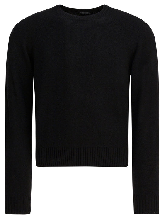 Cashmere Crewneck Sweater Knitwear Black