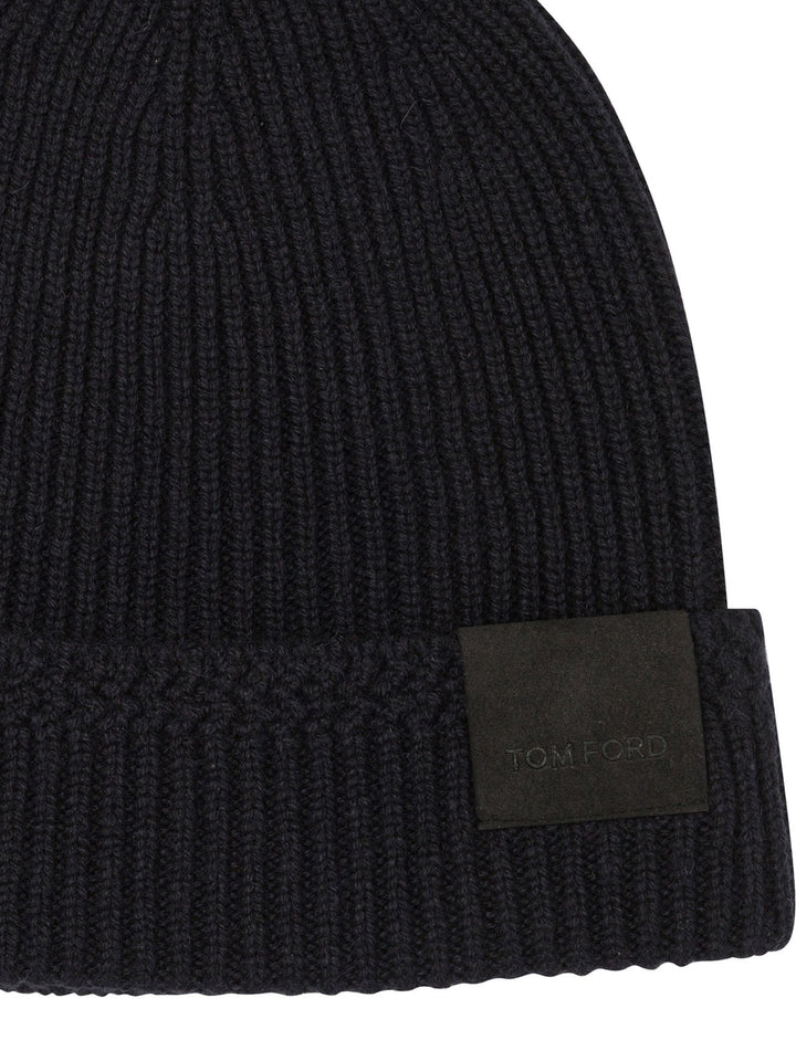 Tom Ford Cashmere Beanie Hats - Blue | 7473990b4f560c51ab2386c4e0d69d31296c3321