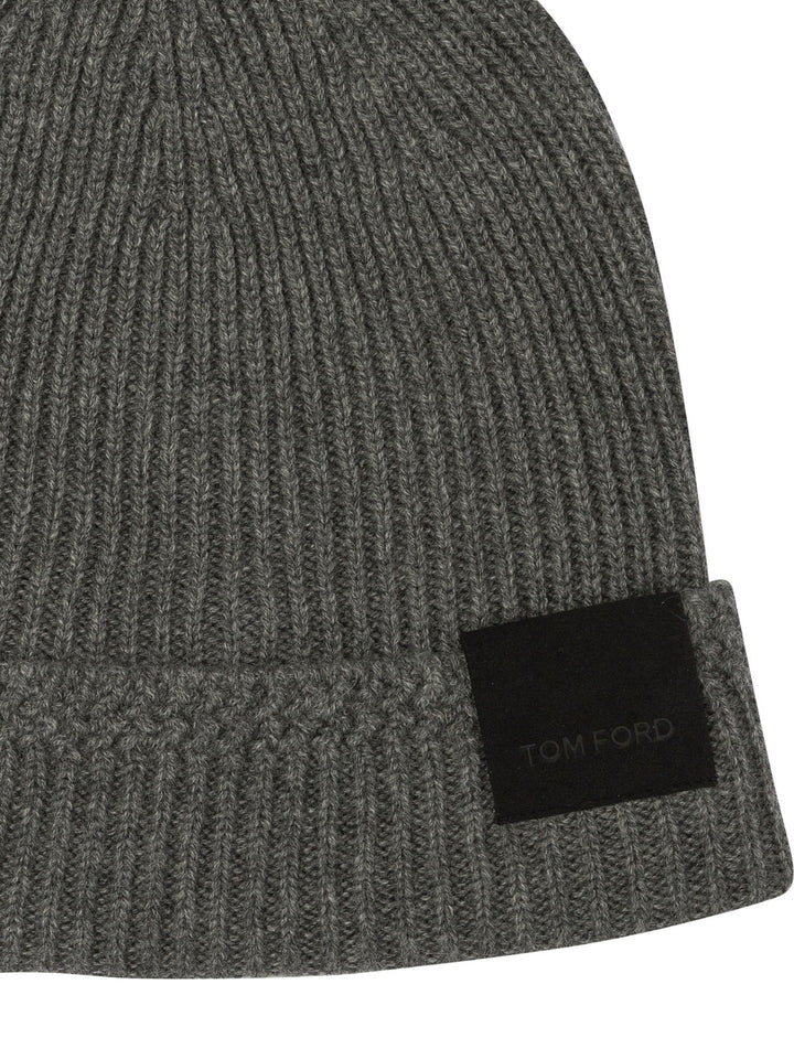 Tom Ford Cashmere Beanie Hats - Grey | 3b4d52ab11b4899416f473be16d06bbc10807be0