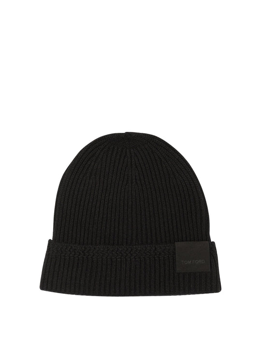 Cashmere Beanie Hats Black