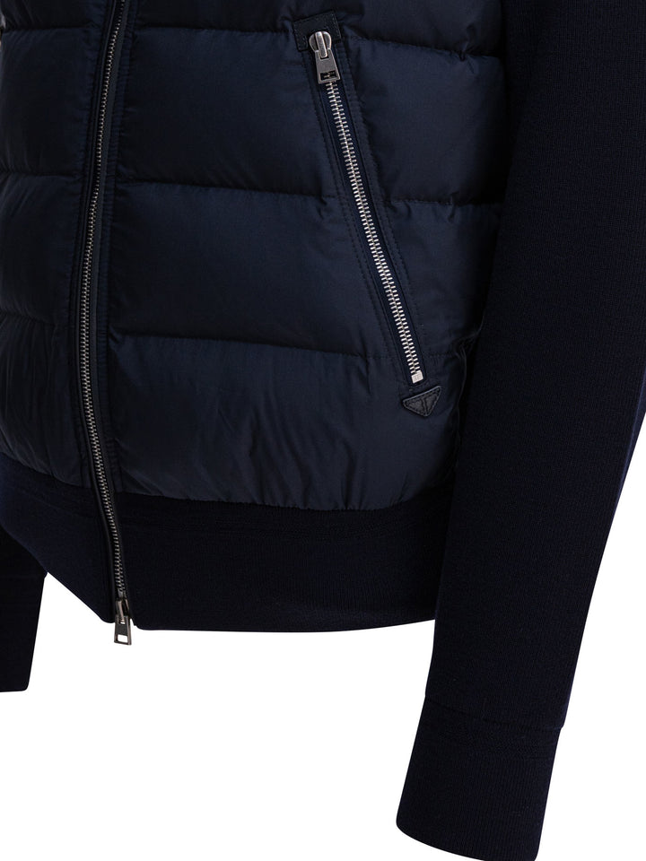 Tom Ford Nylon And Wool Short Down Jacket Jackets and Coats - Blue | 6f5885aaca603b70ddc0137e13c0f5a2de4dcff8