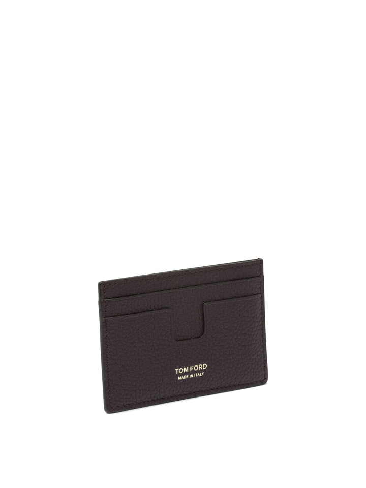 Tom Ford T Line Wallets & Card holders - Bordeaux | de7ebc7a4b00e256630e4d4cde5411ddbb65ebc3