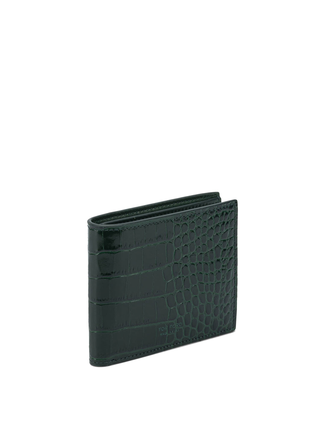 Tom Ford Crocodile Print Leather Wallet Wallets & Card holders - Green | ea93fc9442d6887620677dee83ec63960006f45a