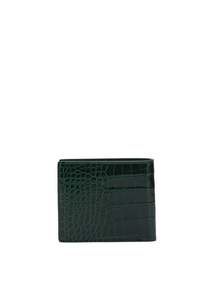 Tom Ford Crocodile Print Leather Wallet Wallets & Card holders - Green | de0364661cffbd3a9012f67bdc2512402824a6e6
