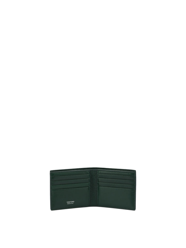 Tom Ford Crocodile Print Leather Wallet Wallets & Card holders - Green | 6a8d6dd01c5cb119947ed38571ac381ef7b35d98