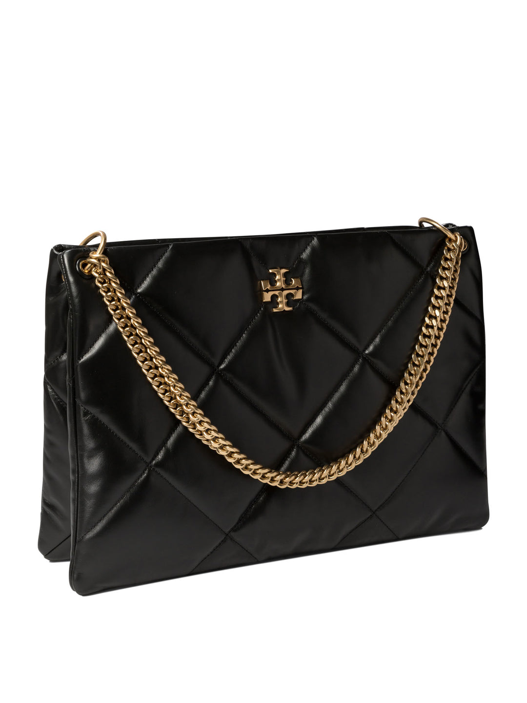Tory Burch Kira Diamond Quilt Hobo Shoulder Bags - Black | b4ebd406c7b60a335cb05d6663891fa6bddce019