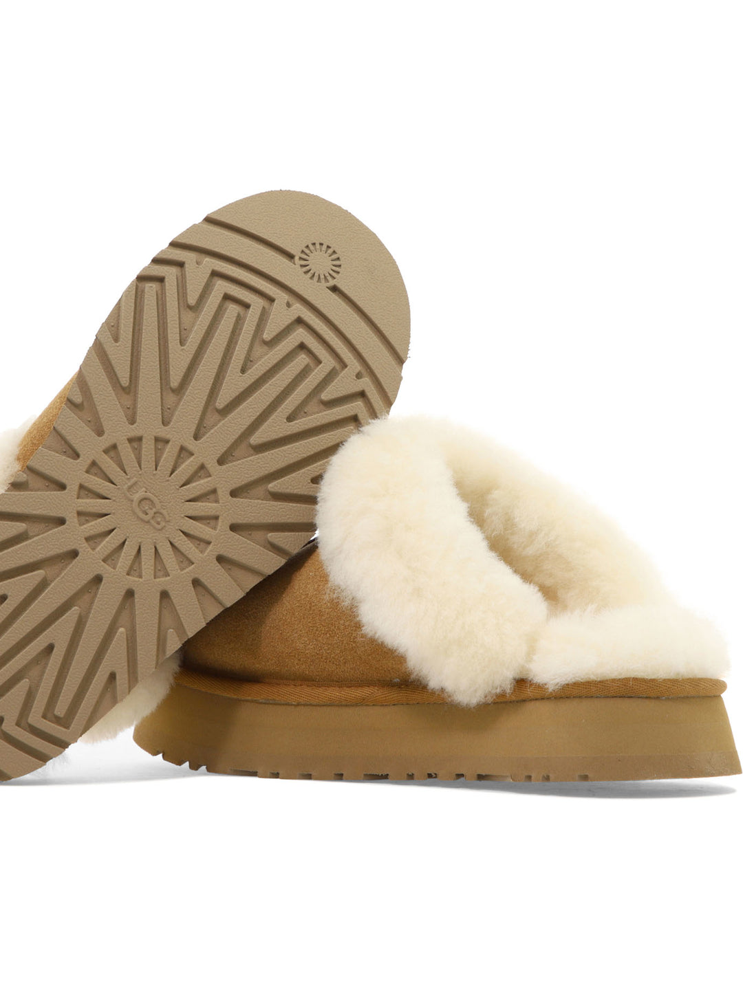 Ugg Disquette Loafers & Slippers - Brown | 639692d3950494820e980069274eaff5848dc223