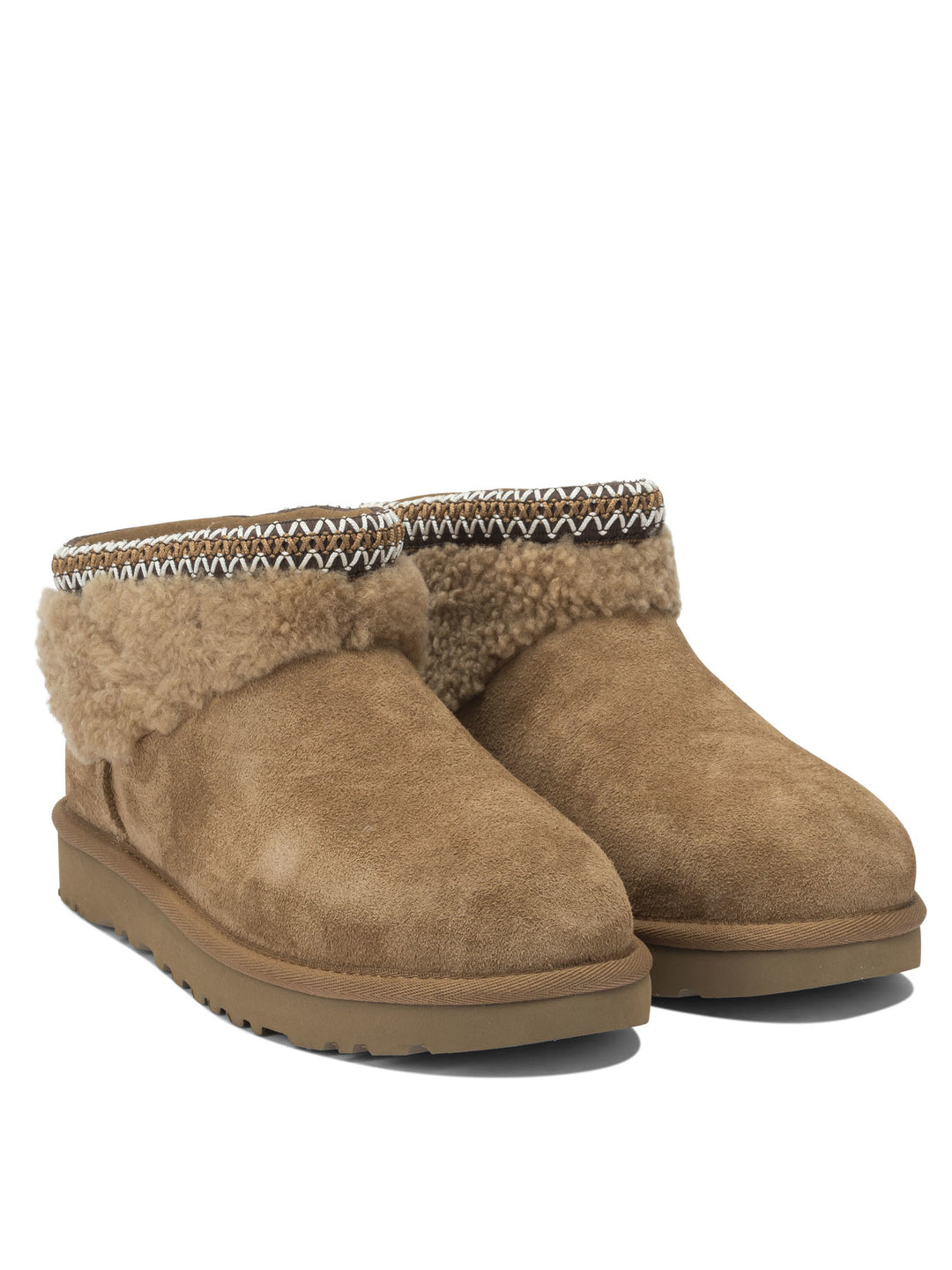 Ugg Classic Ultra Mini Maxi Curly Boots and Ankle Boots - Brown | 9e599b05b01a6ff94911b2886d09d6a48508ded9