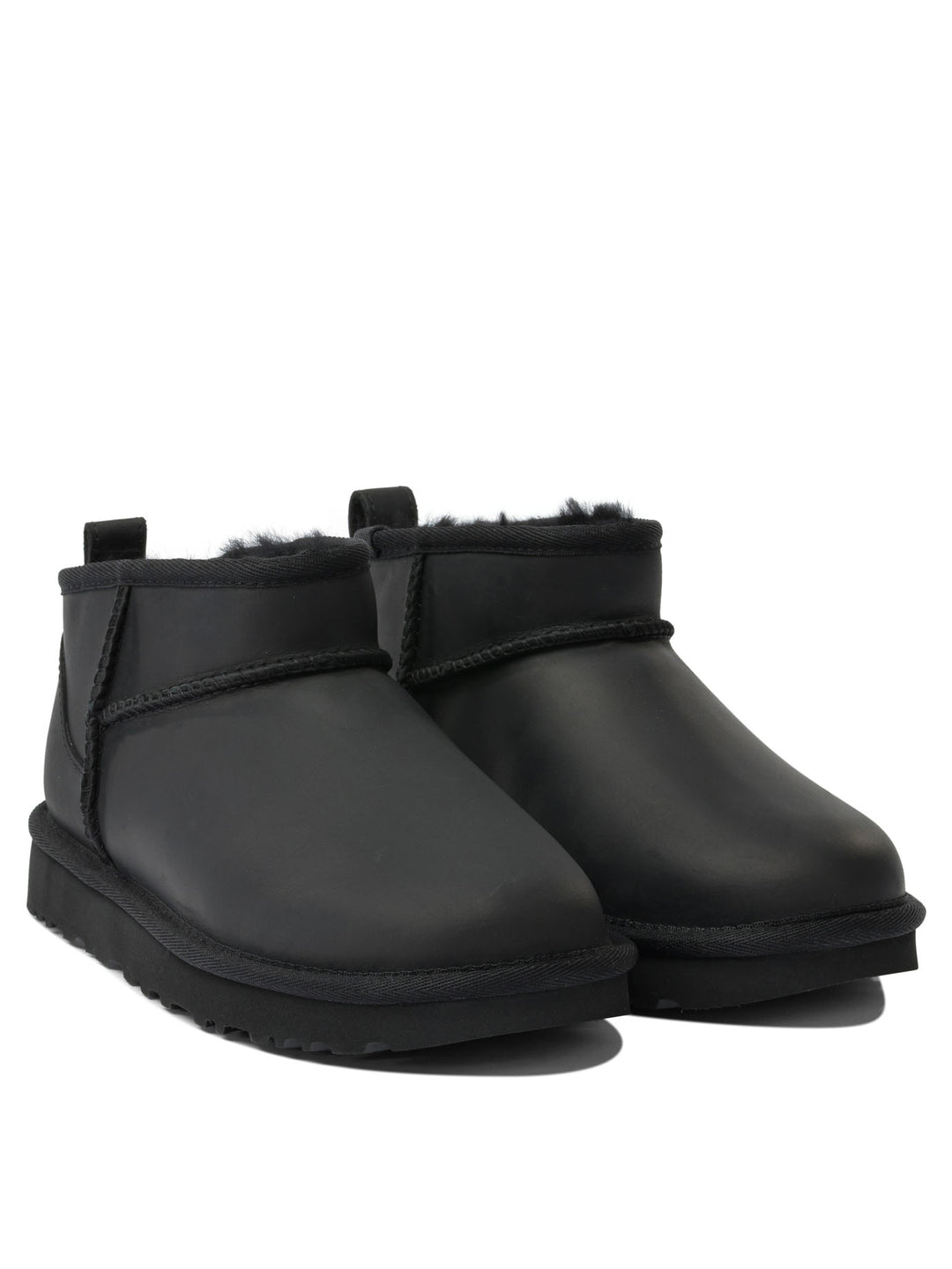 Ugg Classic Ultra Mini Ankle Boots - Black | 29cfc128970f4600b3eb163d8edc2af5e89ac682